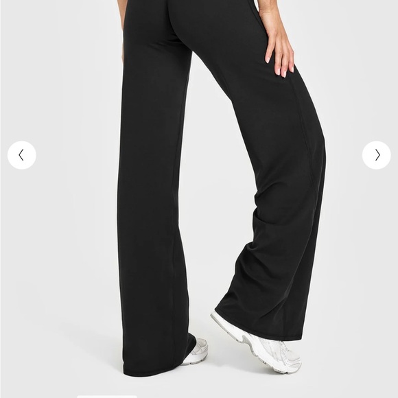 Oner Active Black Straight Leg Pants Medium Long - Picture 3 of 4